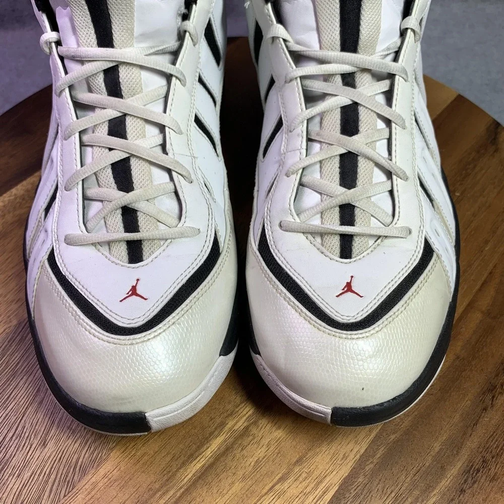 Nike Air Jordan Shoes Melo M7 Size 13 'White Black' Carmelo Anthony 414843-102